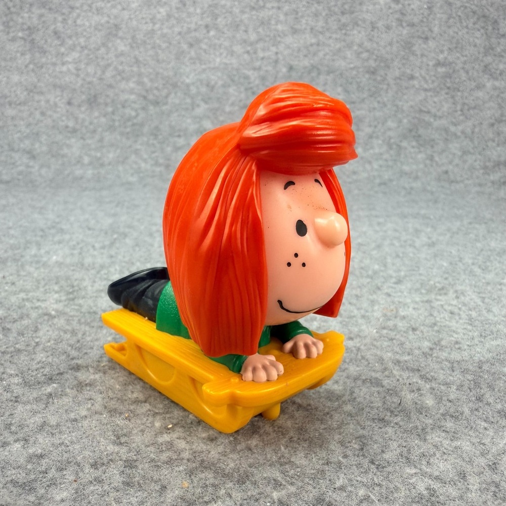 McDonalds Happy Meal Toys Peanuts Movie #8 Peppermint Patty Snoopy Sled Car 2015